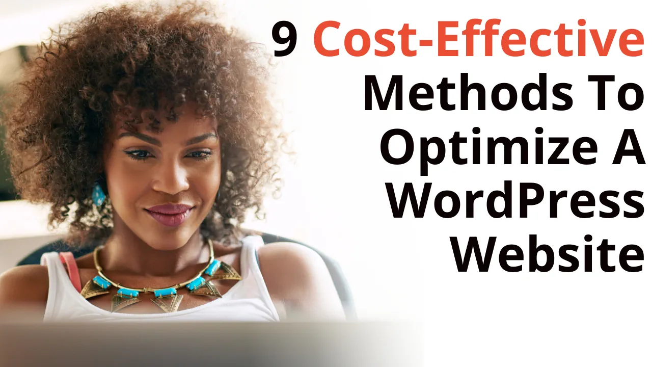 cover image for article teaching how to optimize a WordPress website cost effectively